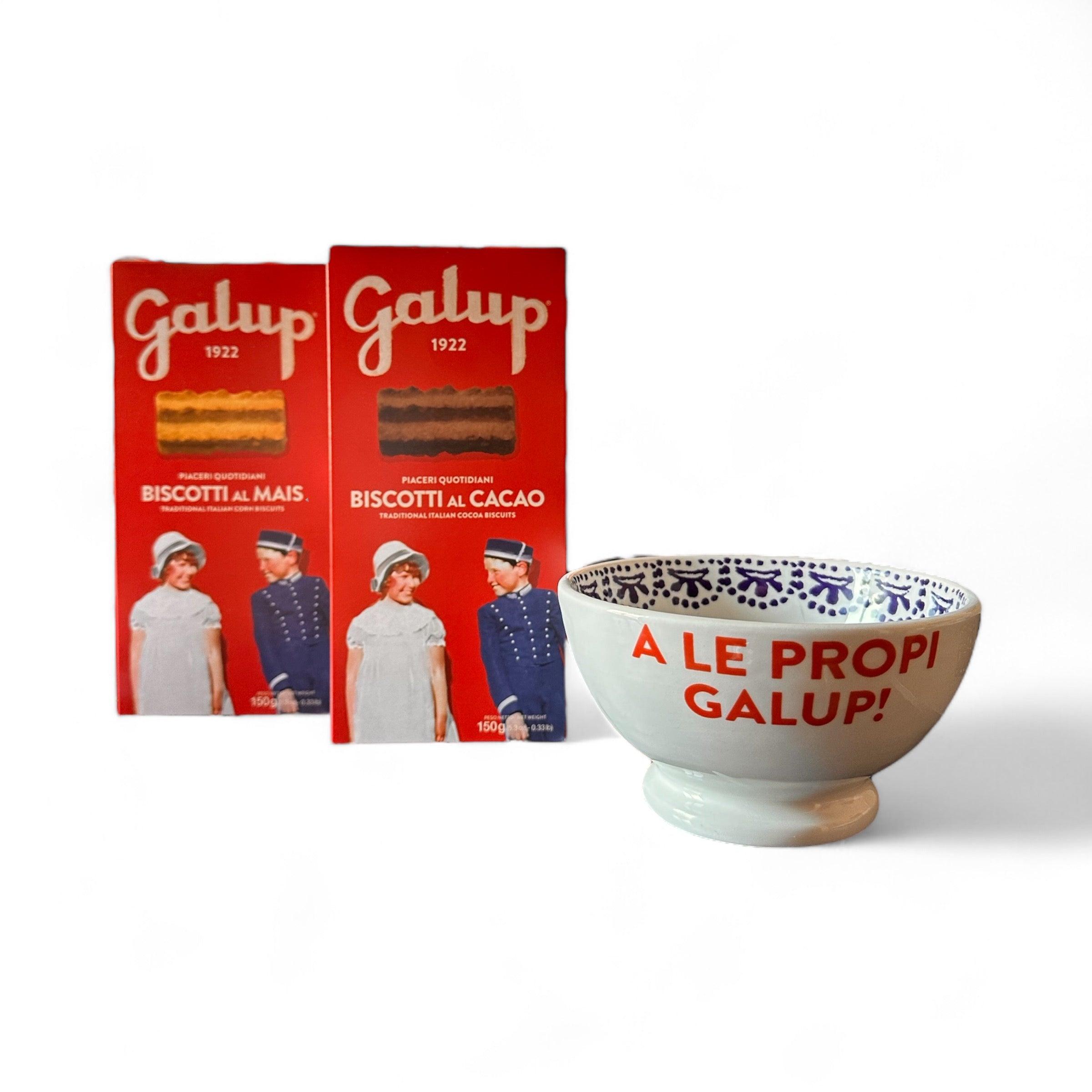 Duo Pack Biscotti Artigianali: 1 x Mais + 1 x Cacao + Scodella da Collezione – Spedizione Gratis