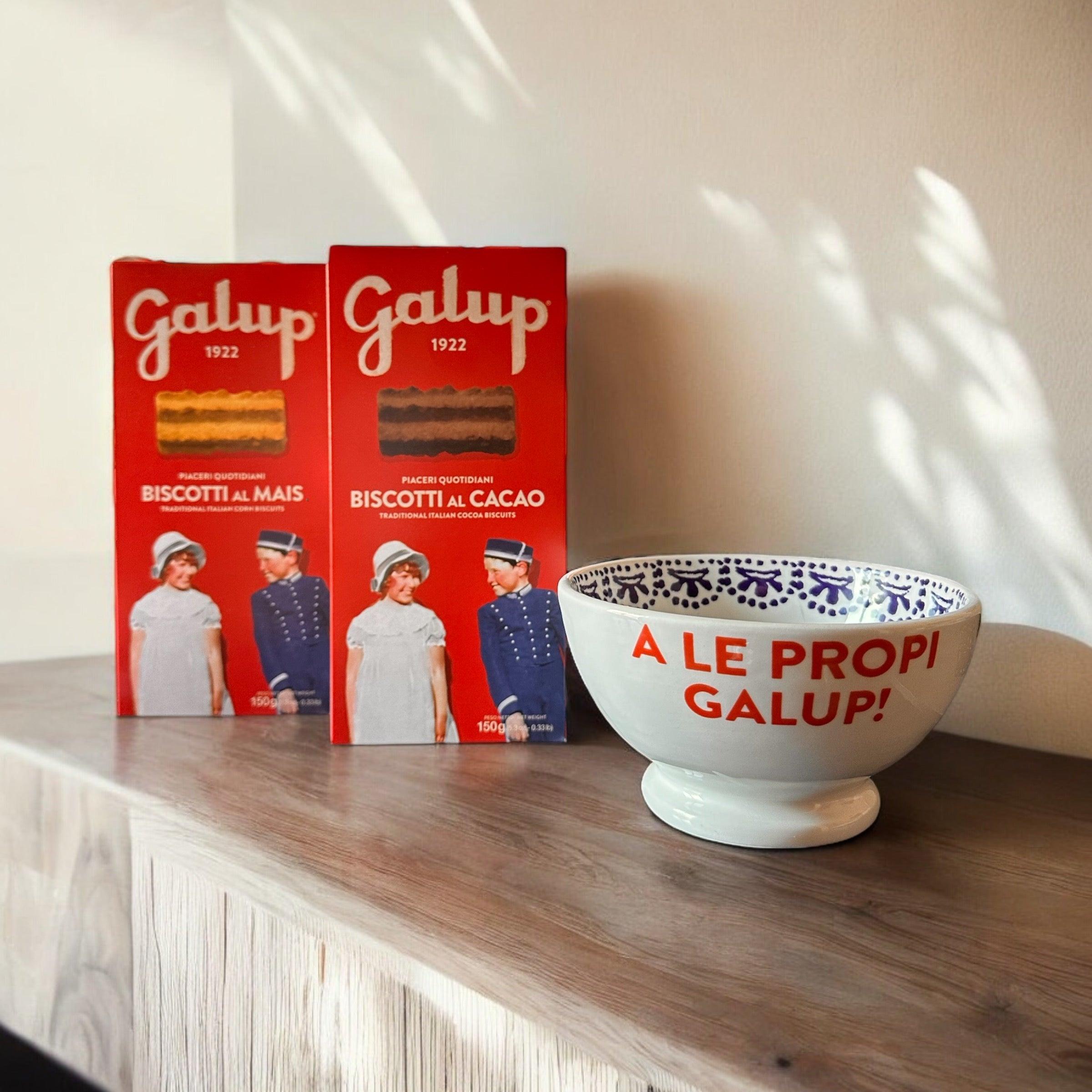 Duo Pack Biscotti Artigianali: 1 x Mais + 1 x Cacao + Scodella da Collezione – Spedizione Gratis