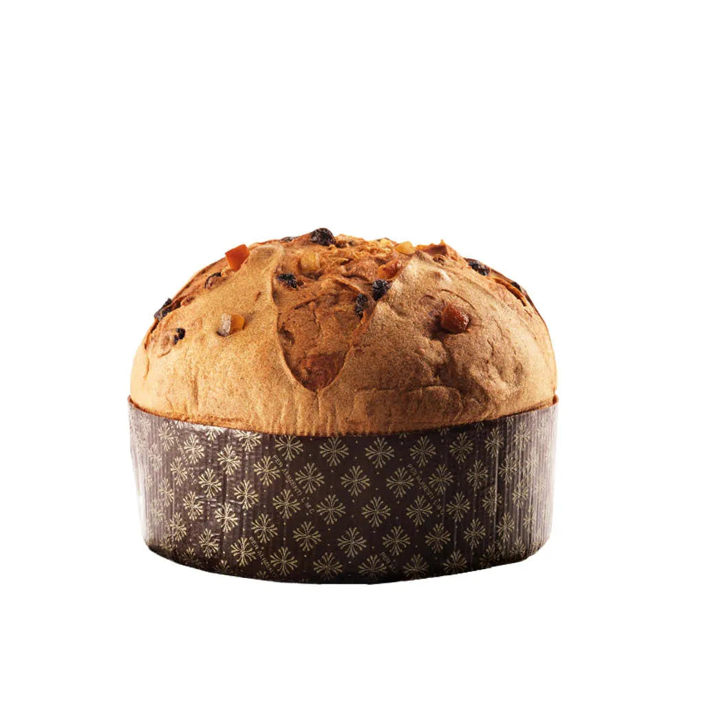 Panettone d'Amare con cubetti di Pesca candita e Yogurt Inalpi 750g | Shopper in Tessuto in Regalo