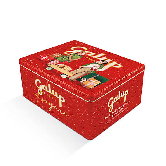 Panettone Tradizionale Gran Galup con Tombola, in elegante Latta 1Kg