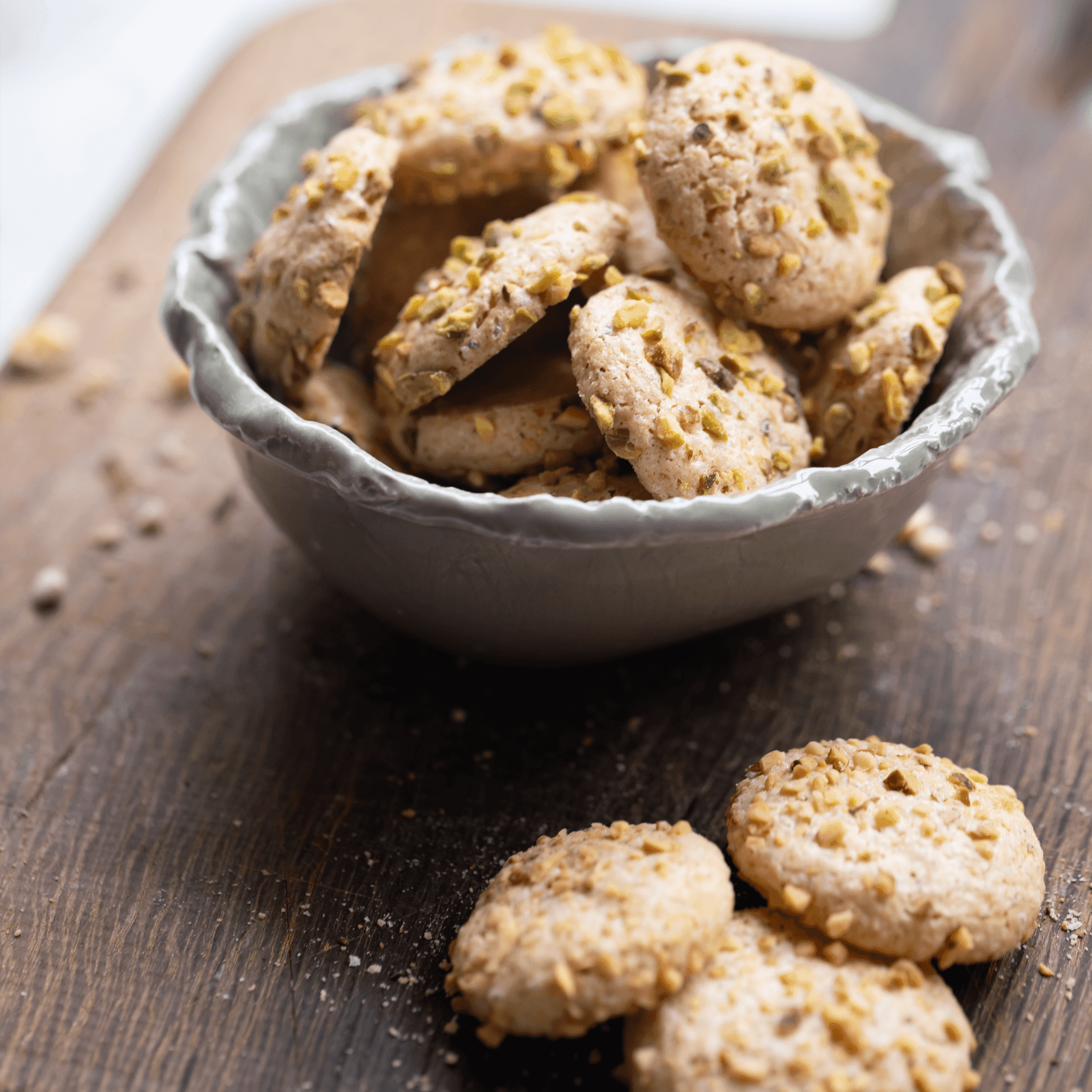 Croccante alla nocciola con granella di pistacchio - 80g - Galup® Store Ufficiale