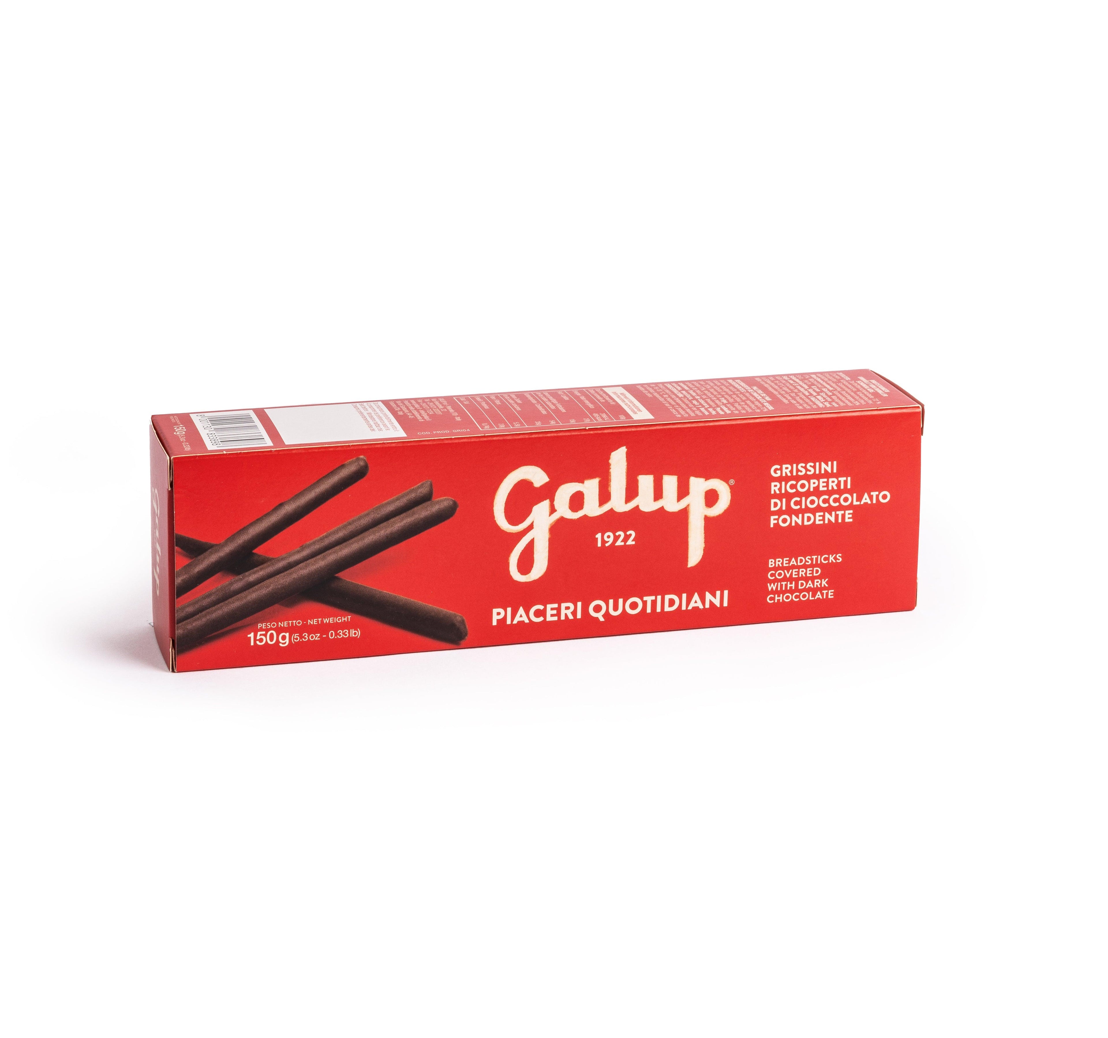 Grissini ricoperti di cioccolato fondente - 150g - Galup® Store Ufficiale