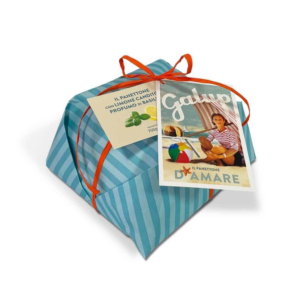 Panettone D'amare con limone candito al profumo di basilico 750g - Galup® Store Ufficiale