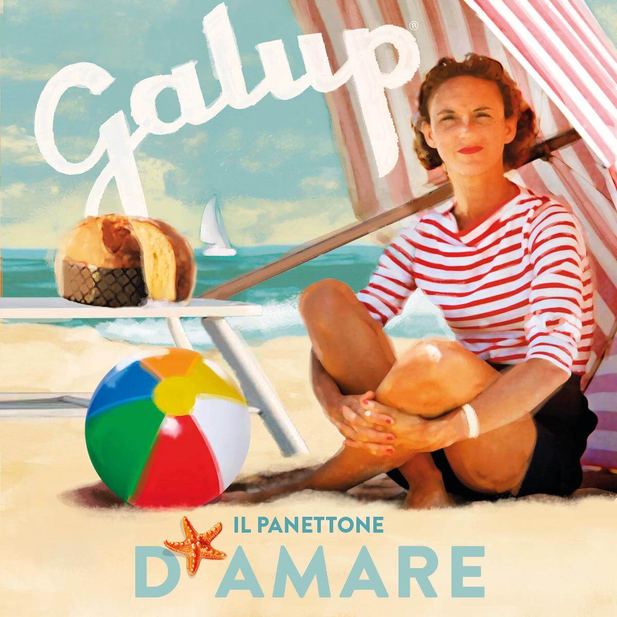 Panettone D'amare con limone candito al profumo di basilico 750g - Galup® Store Ufficiale