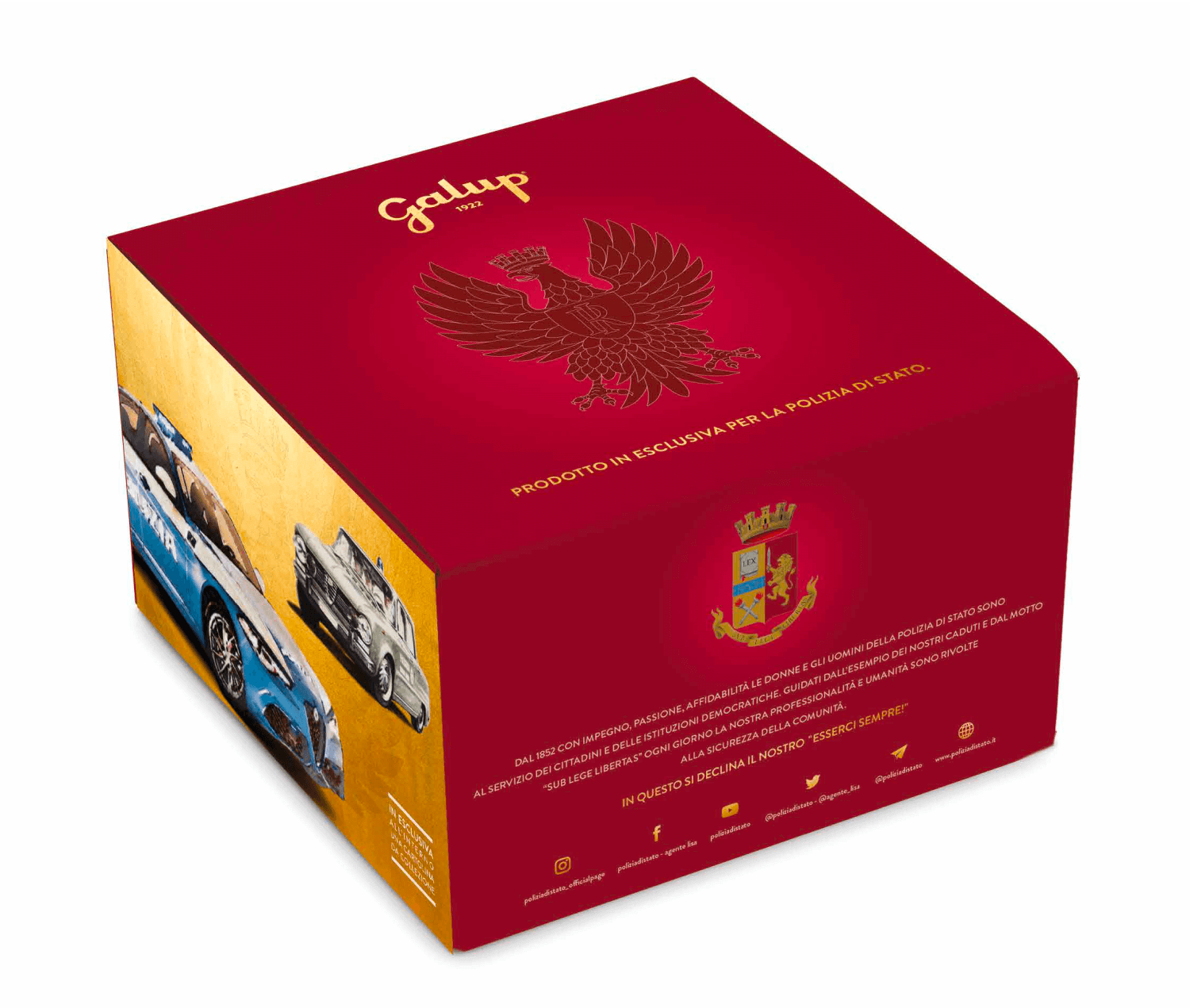 Panettone Gran Galup tradizionale 750g - Polizia di Stato - PREORDINA