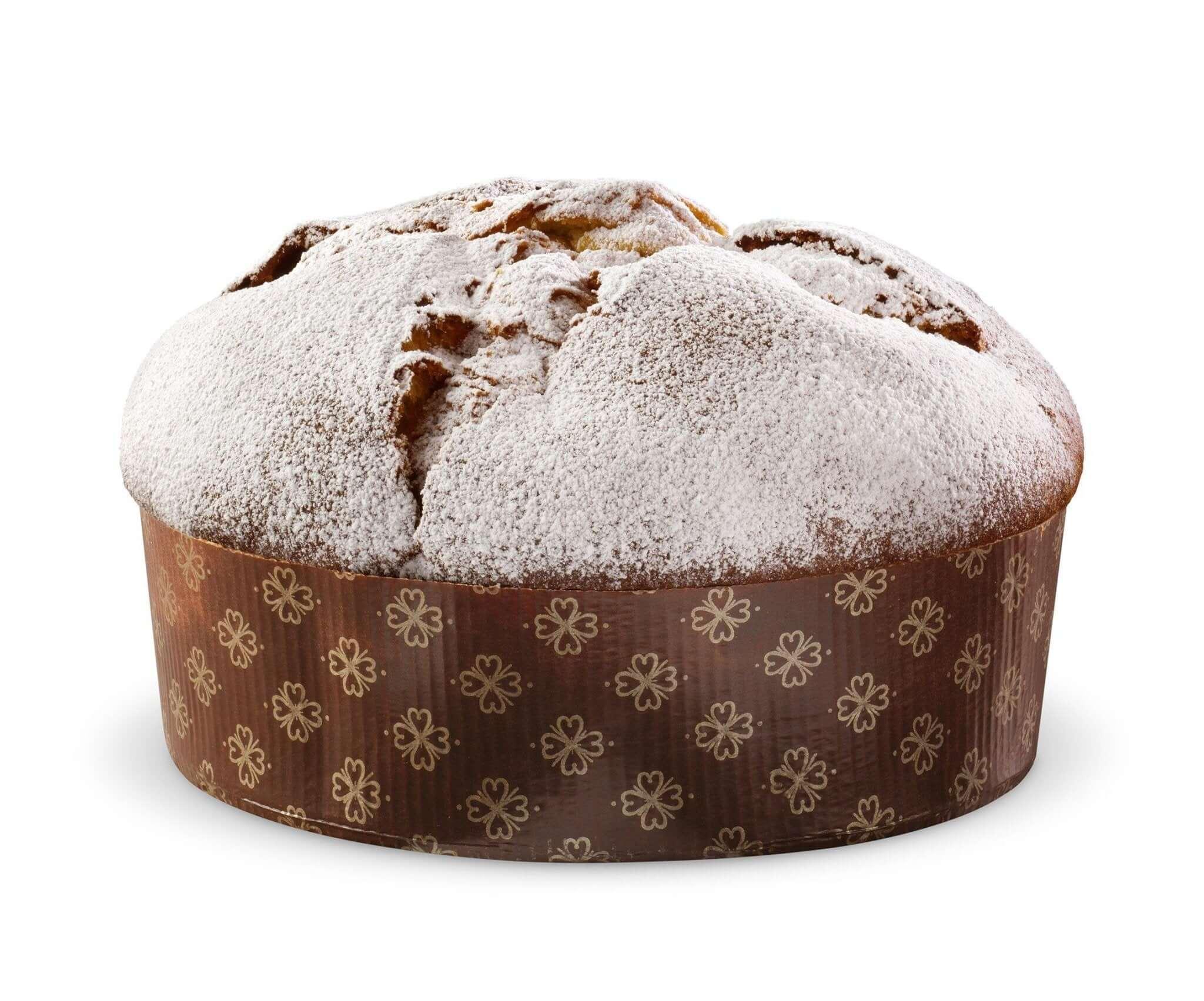 Panettone senza uvetta e canditi con pasta d’arancia 750g + sac a poche alle nocciole crock 150g - Galup® Store Ufficiale