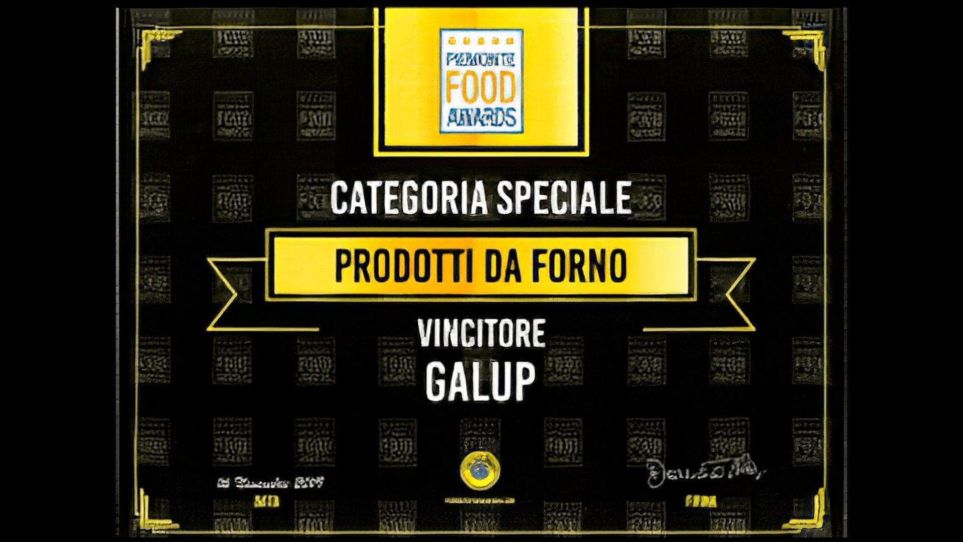 GALUP HA VINTO NELLA CATEGORIA SPECIALE “PRODOTTI DA FORNO” AI PIEMONTESE FOOD AWARDS 2019 - Galup® Store Ufficiale