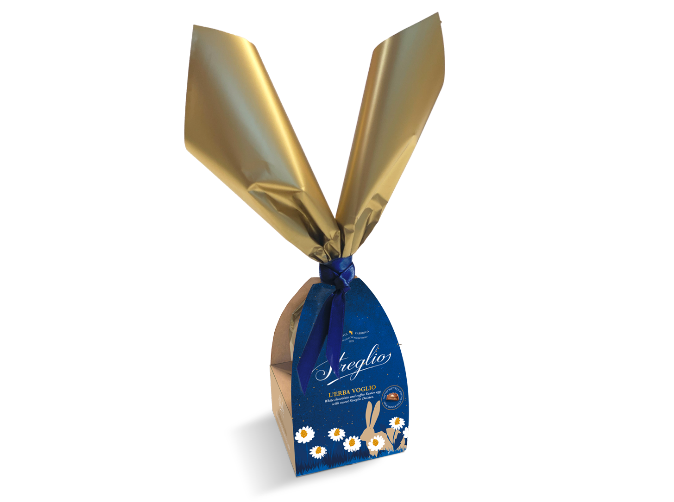 Streglio l'Erba Voglio | Bianco e Caffè, con Margherite Streglio - 300G