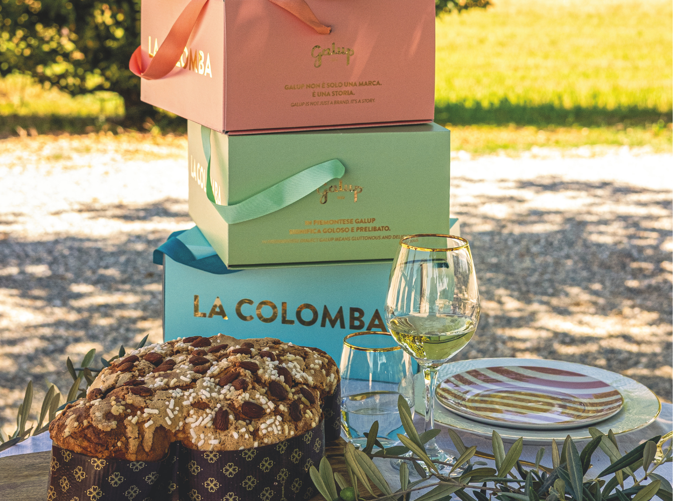 COLOMBA GRAN GALUP CON PESCA E VANIGLIA - 750G