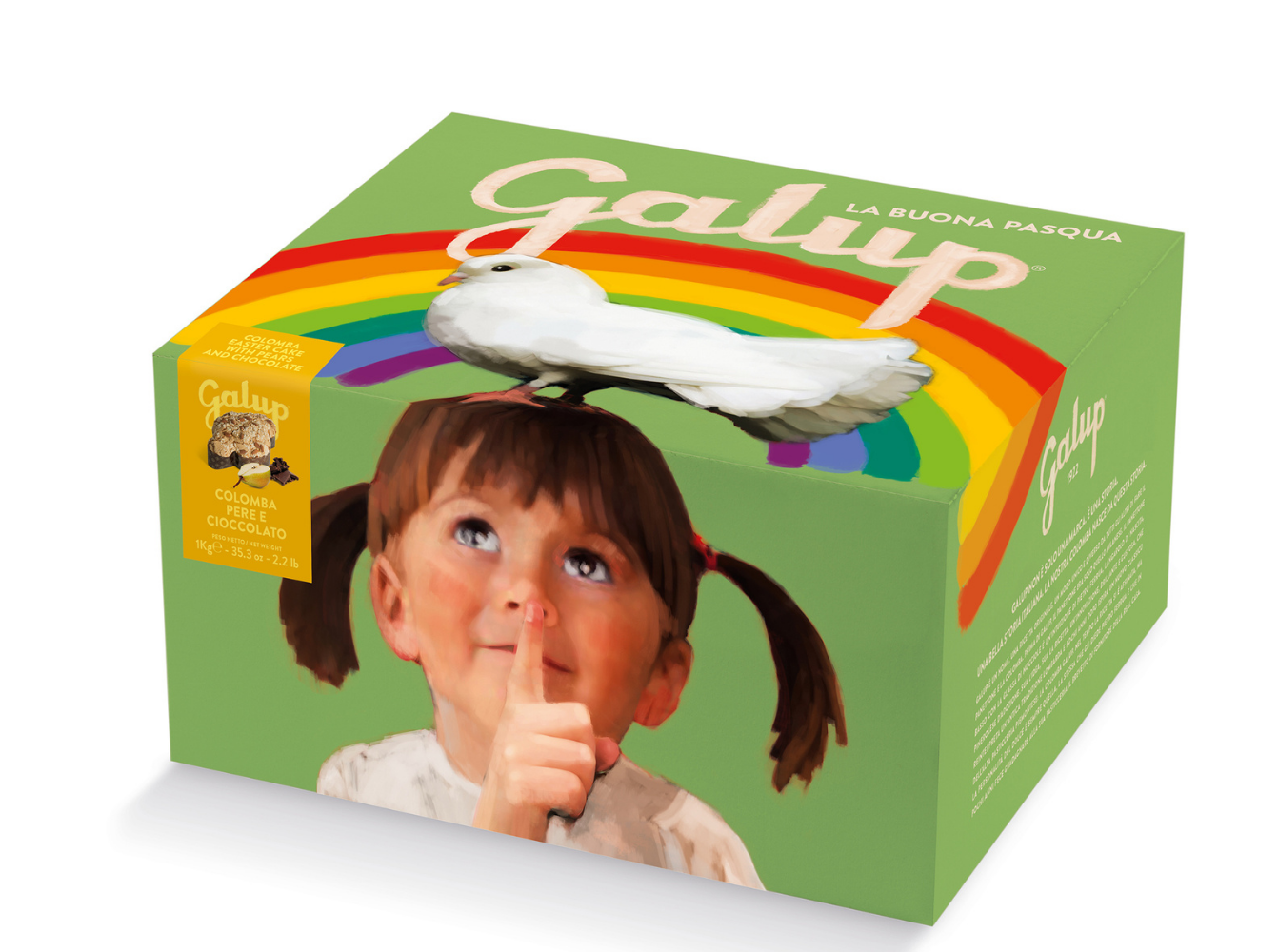 Colomba Gran Galup pere e cioccolato - 750G