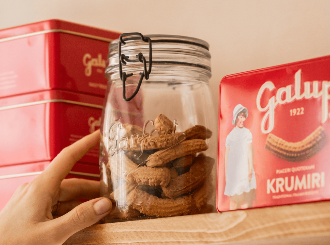 Biscotti Krumiri in latta - 250g