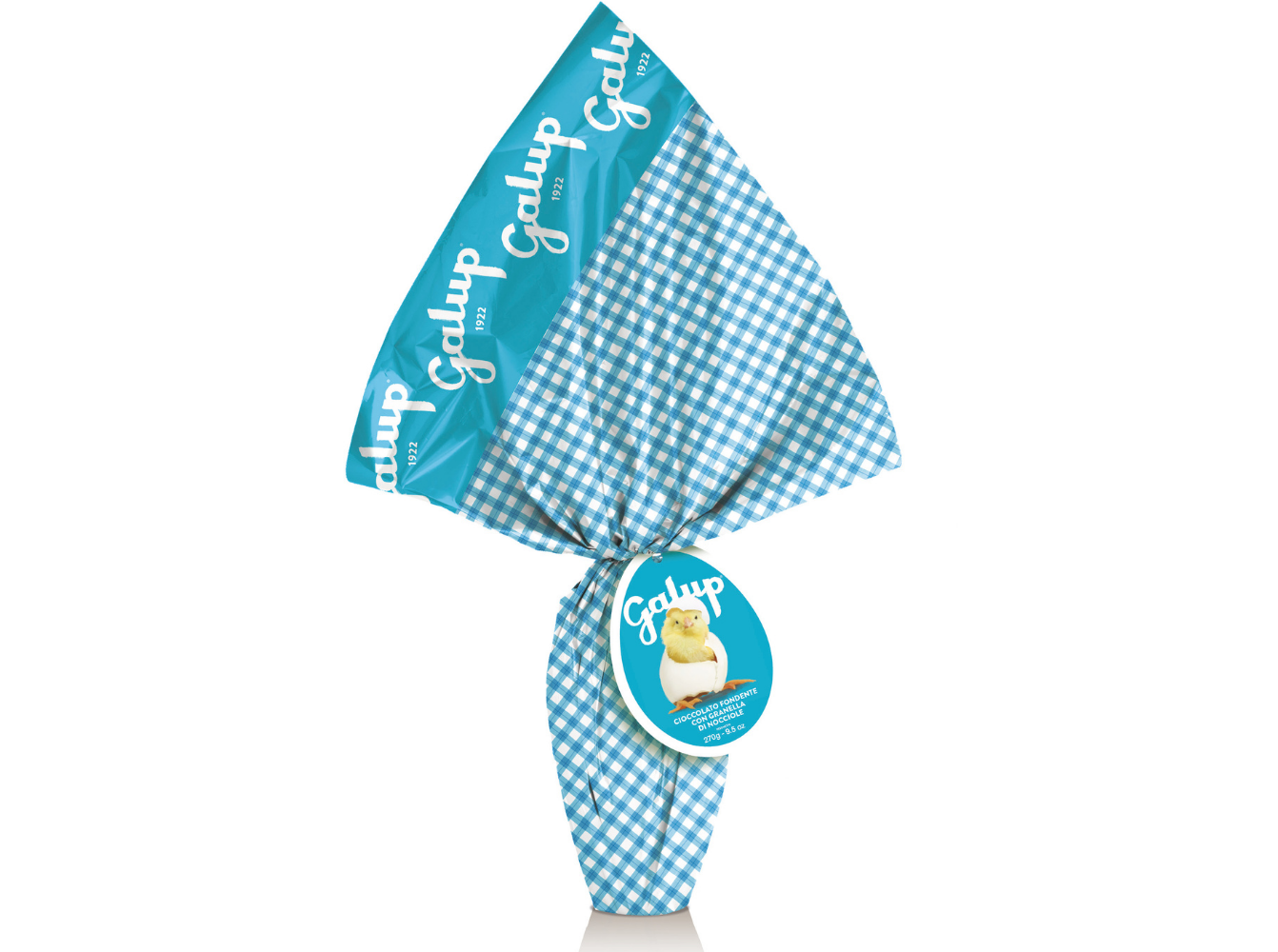 UOVO DI CIOCCOLATO FONDENTE CON GRANELLA DI NOCCIOLE - 270G