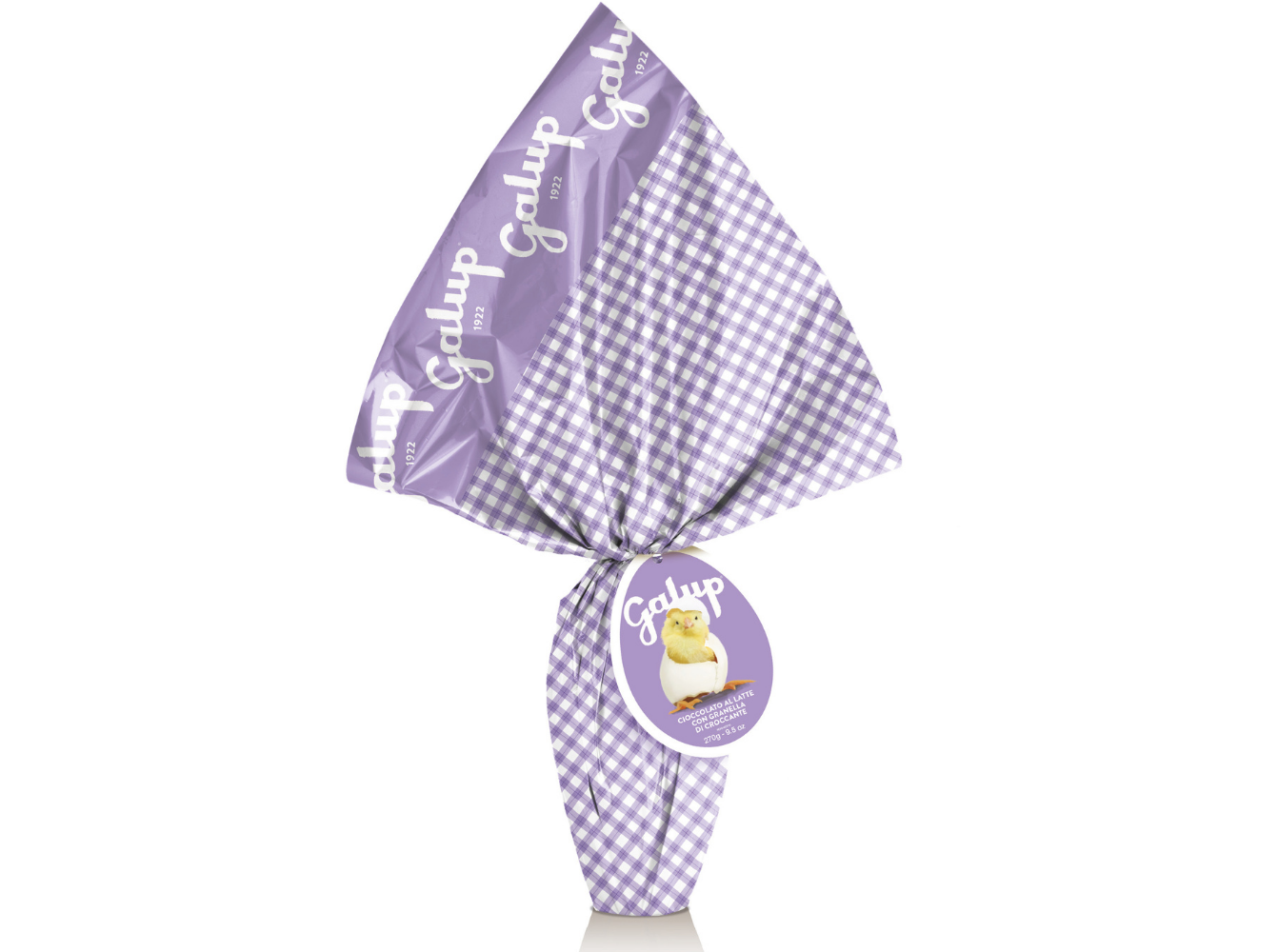 UOVO DI CIOCCOLATO AL LATTE CON GRANELLA DI CROCCANTE - 270G