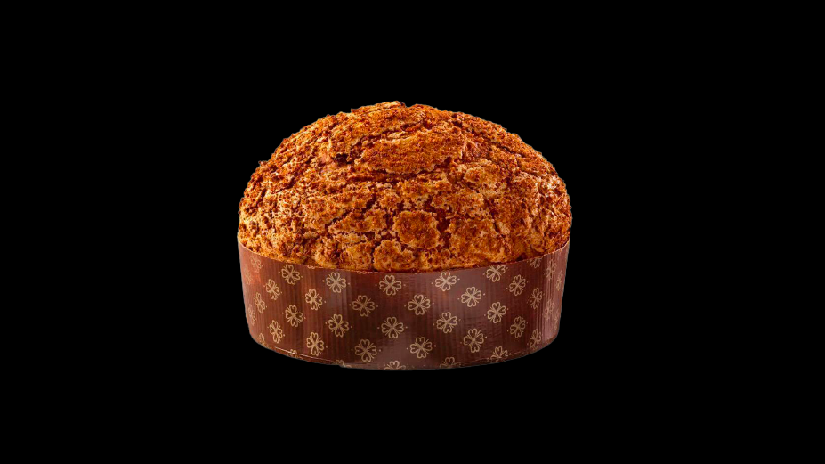 Black Edition - Panettone Pesche amaretto e cioccolato 750g