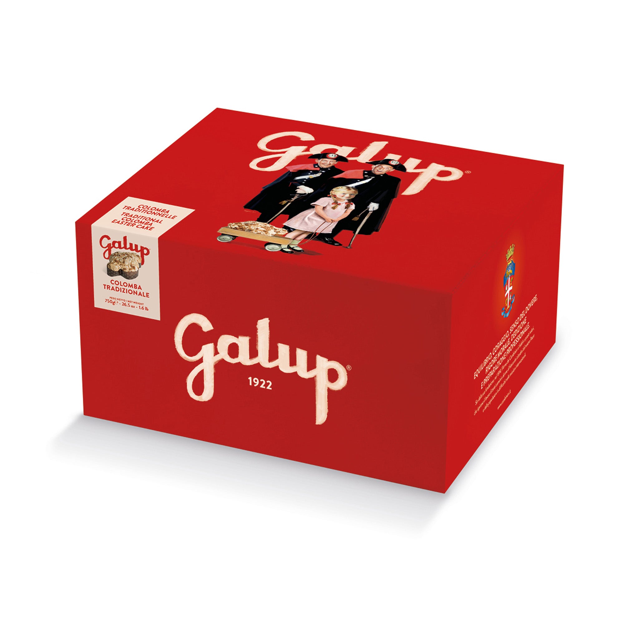 Colomba Gran Galup Tradizionale 750g - Carabinieri