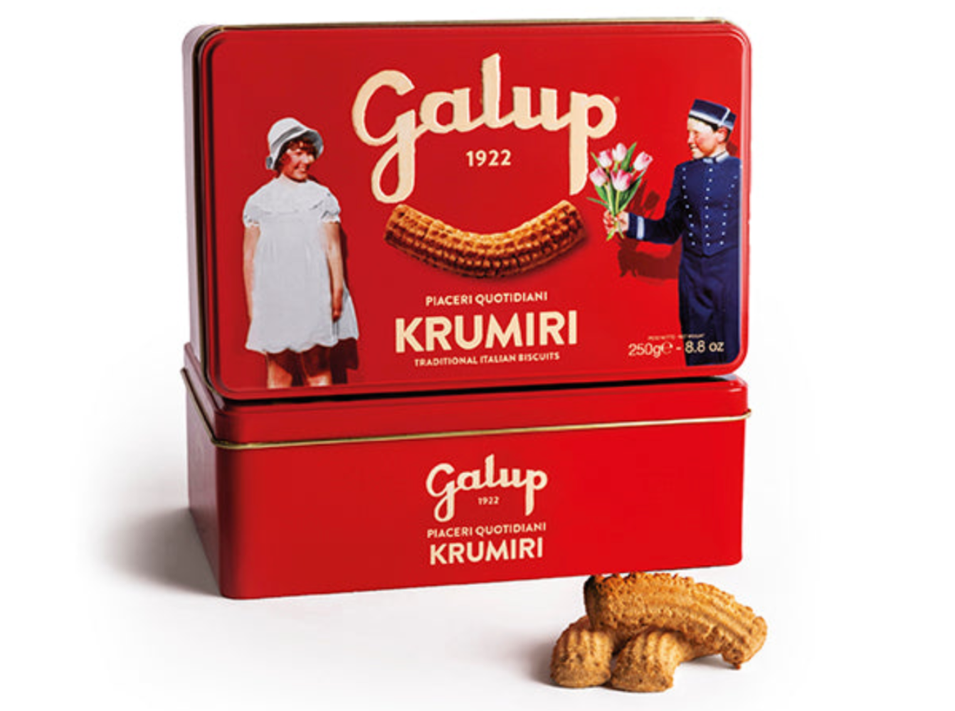 Biscotti Krumiri in latta - 250g