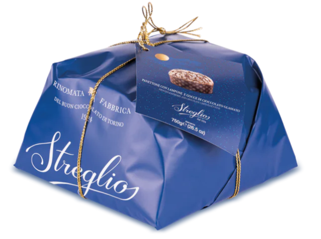 Il Panettone con Lamponi e Gocce Ciocc. Fondente Glassato