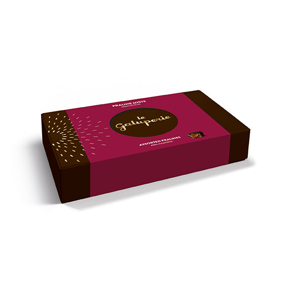 Mixed Milk and Dark Chocolate Pralines - Magnetic box 