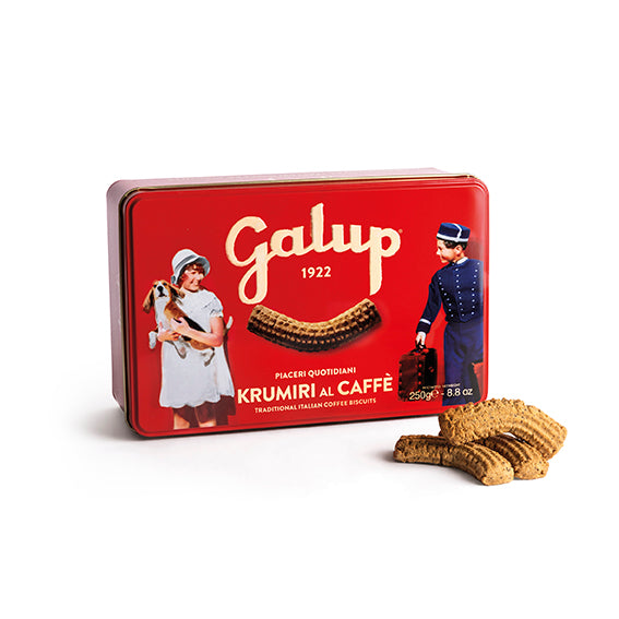 Biscotti Krumiri al caffè in latta 250g