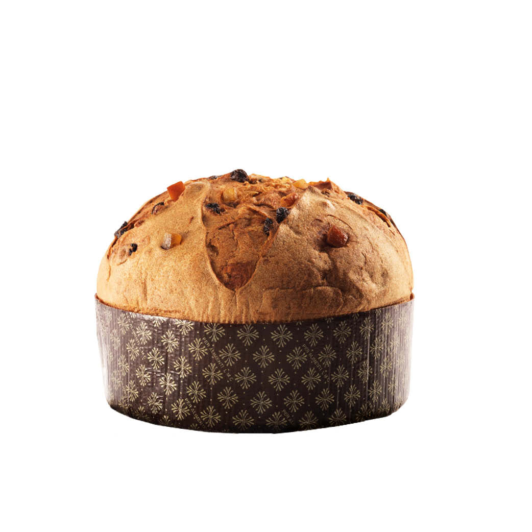 Panettone d'Amare con cubetti di Pesca candita e Yogurt Inalpi 750g