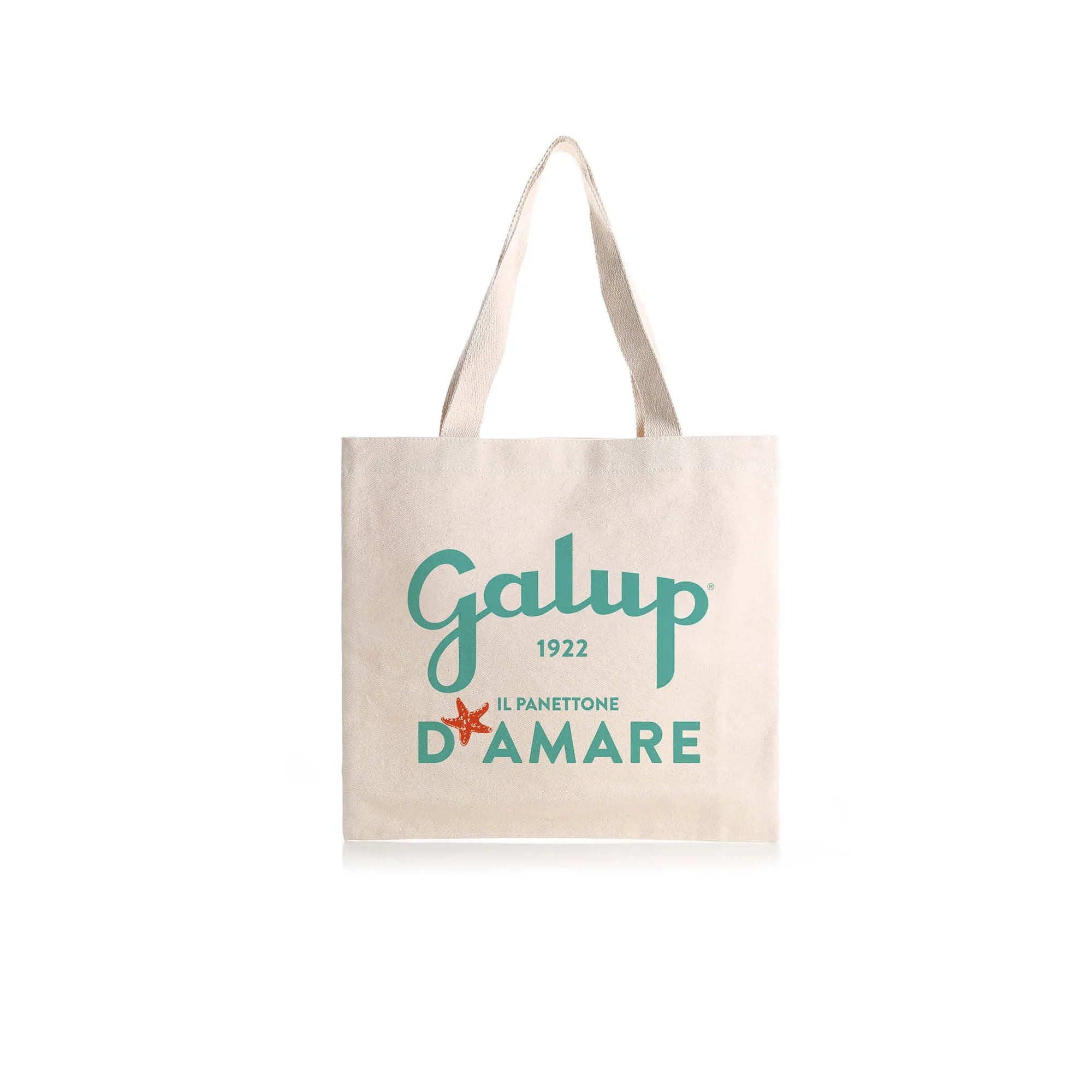 Panettone d'Amare con cubetti di Pesca candita e Yogurt Inalpi 750g | Shopper in Tessuto in Regalo