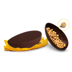 LA DOLCE METÀ STREGLIO FONDENTE CON NOCCIOLE INTERE - 350G