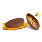 LA DOLCE METÀ STREGLIO AL LATTE CON NOCCIOLE INTERE - 350G