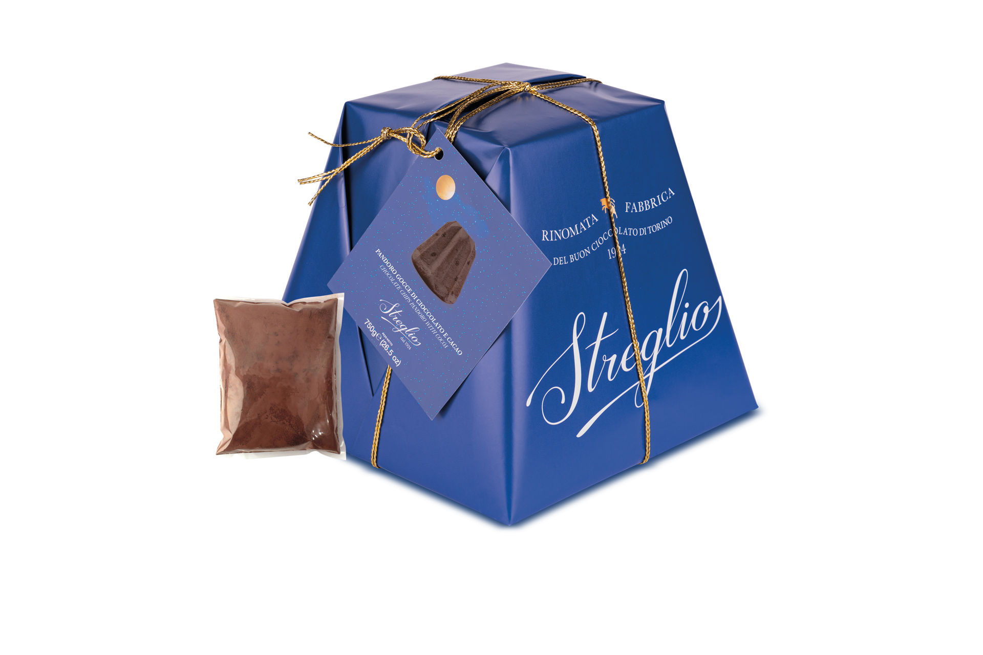 PANDORO GOCCE CIOC. FONDENTE e CACAO 750g