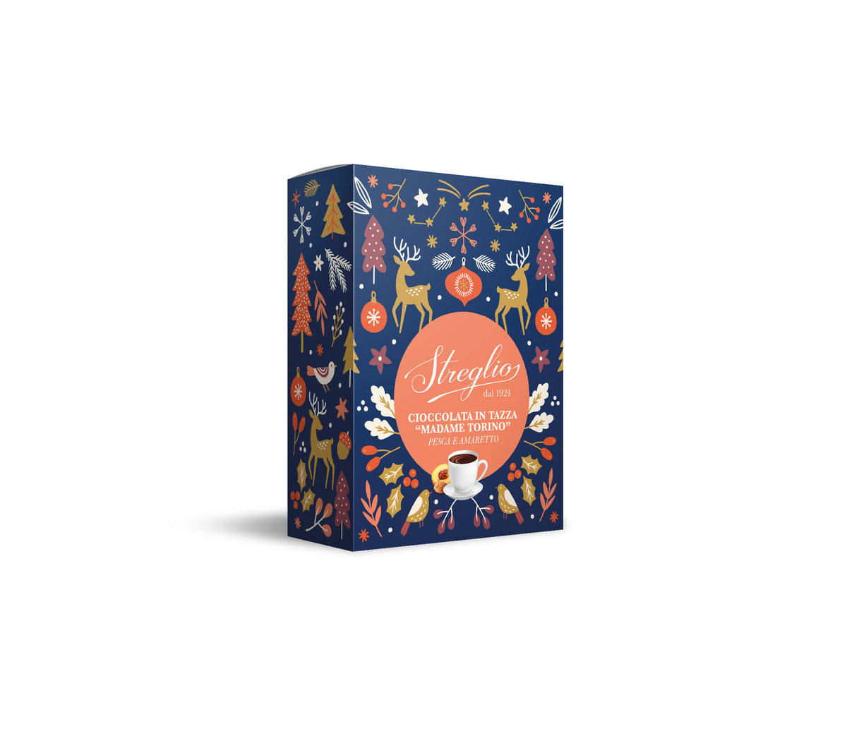 Cioccolata in tazza Cacao pesca e amaretto - 125g
