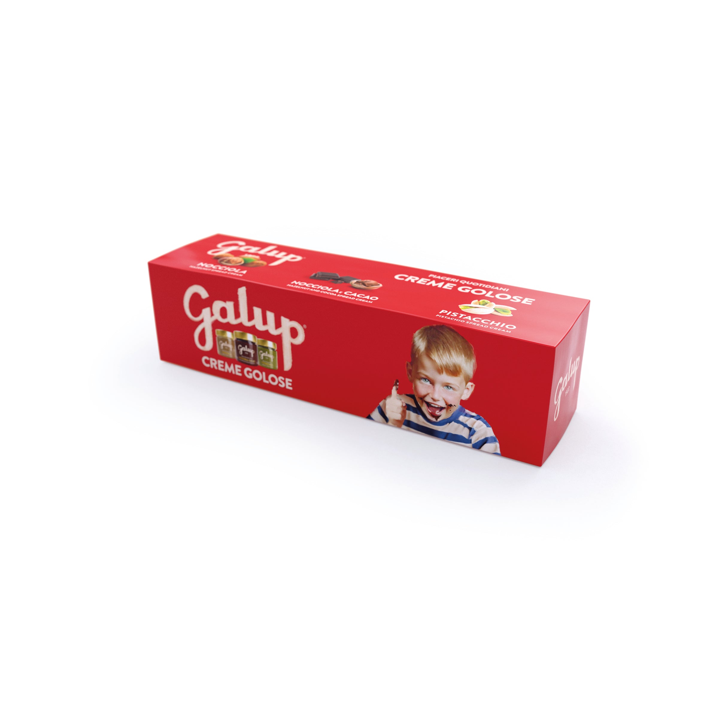 Novità | Le creme in formato mini, pistacchio-nocciola 50%-nocciola e cacao