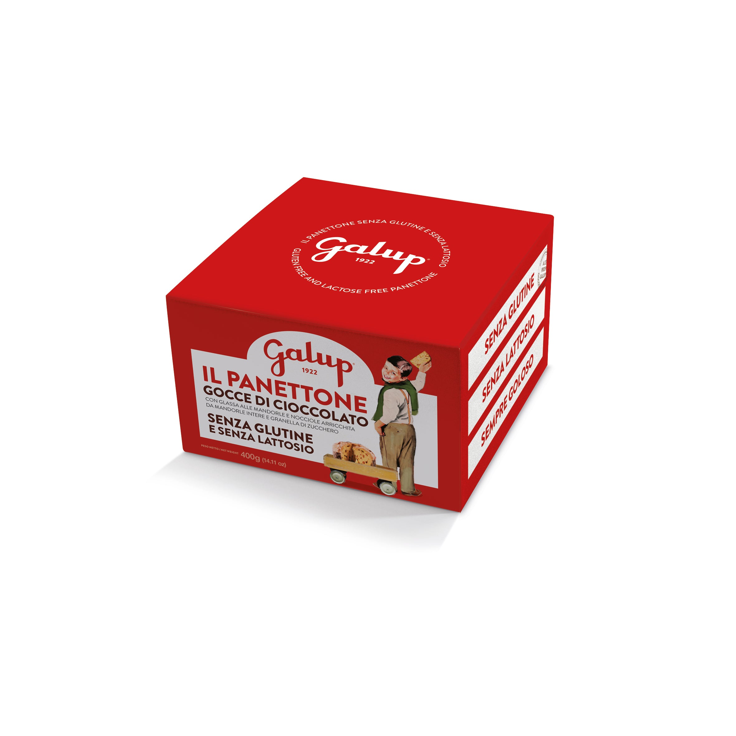 Panettone Gran Galup Gocce di Cioccolato 400g GLUTEN FREE