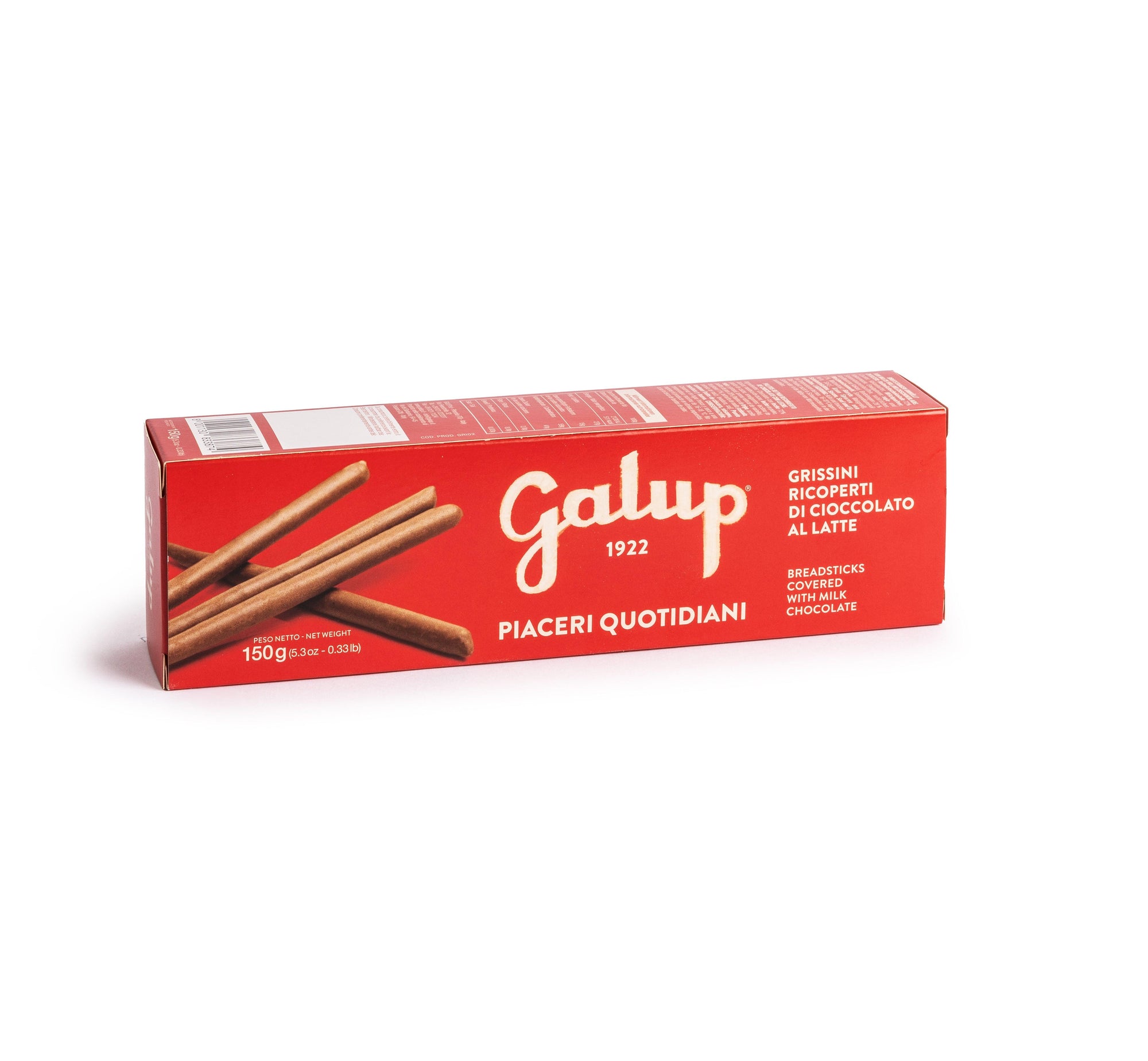 Grissini ricoperti di cioccolato