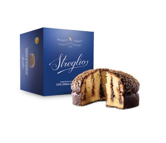 Panettone Galup farcito con crema al gianduja Streglio 1000g - Galup® Store Ufficiale