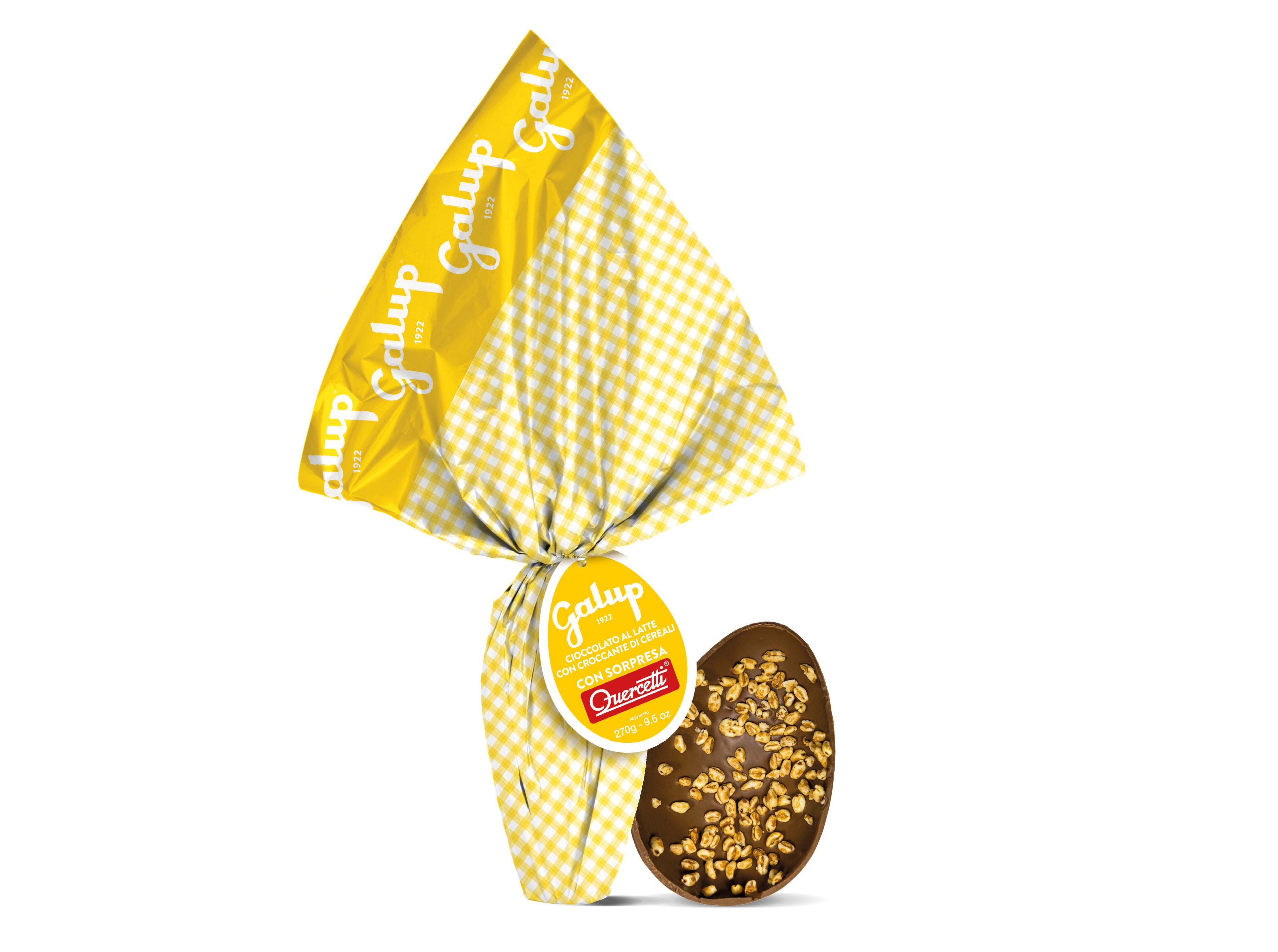 UOVO DI CIOCCOLATO AL LATTE CON CROCCANTE AI CEREALI - 270G